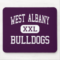 West Albany - Bulldogs - High - Albany Oregon Mouse Pad