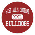 West Allis Central - Bulldogs - High - West Allis stickers