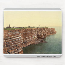 West Beach and the Oberland, Helgoland, Germany ra Mouse Pads
