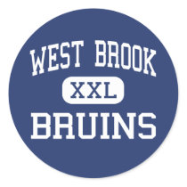 West Brook - Bruins - High School - Beaumont Texas Stickers