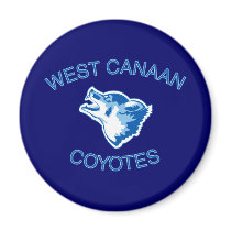 West Canaan Coyotes Fridge Magnets