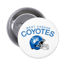 West Canaan Coyotes Pinback Buttons