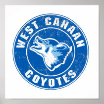 West Canaan Coyotes Poster