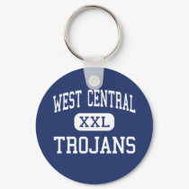 West Central - Trojans - High - Hartford keychains