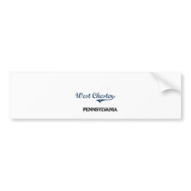 West Chester Pennsylvania City Classic Bumper Stickers