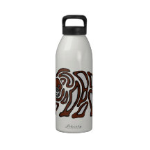 west coast grizzley water bottle