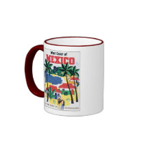 West Coast of Mexico Guaymas, Mazatlan, Guadalajar Mug