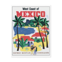 West Coast of Mexico Guaymas, Mazatlan, Guadalajar Postcards