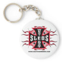 WEST COAST SLEDS KEY CHAIN keychains