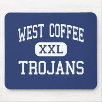 West Coffee Trojans Middle Douglas Georgia mousepads