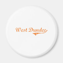 West Dundee Illinois Classic Design Refrigerator Magnets