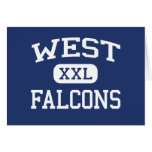 West Falcons Middle Hartford Connecticut Greeting Card