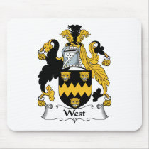 West Family Crest mousepads by coatsofarms West Family Crest mousepads