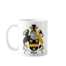 West Family Crest mugs
