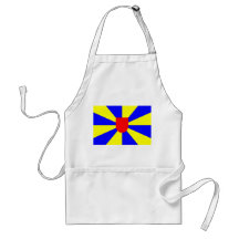 West Flanders province flag Belgium country Apron