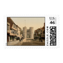 West Gate, Canterbury, Kent, England Stamp