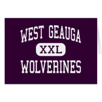 West Geauga - Wolverines - High - Chesterland Ohio cards by customteamsportswear West Geauga - Wolverines - High - Chesterland Ohio cards