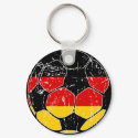 West Germany Soccer Ball Keychain