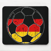 West Germany Soccer Ball Mousepad mousepads