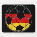 West Germany Soccer Ball Mousepad