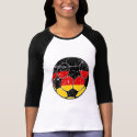 West Germany Soccer Ball t-shirts