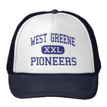 West Greene Pioneers Middle Waynesburg hats