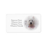West Highland Terrier Address Label