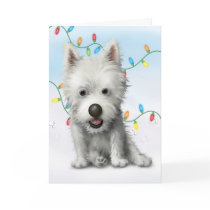 West Highland Terrier Christmas Greeting Card