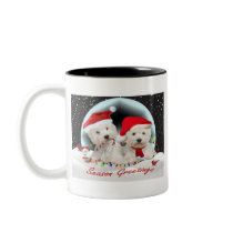 West Highland Terrier Christmas Pals Coffee Mug