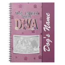 West Highland Terrier DIVA Note Books