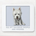 West Highland Terrier Favorite mousepad