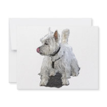 West Highland Terrier invitations