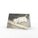"West Highland Terrier Meets Hamster" Notecards by CharlottesWebArt "West Highland Terrier Meets Hamster" Notecards