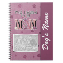 West Highland Terrier MOM Spiral Notebook