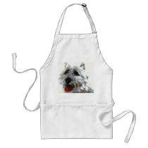 West Highland White Terrier aprons by dogdaysofpainting West Highland White Terrier aprons