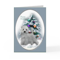 West Highland White Terrier Christmas Gifts cards