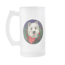West Highland White Terrier Christmas Gifts mugs