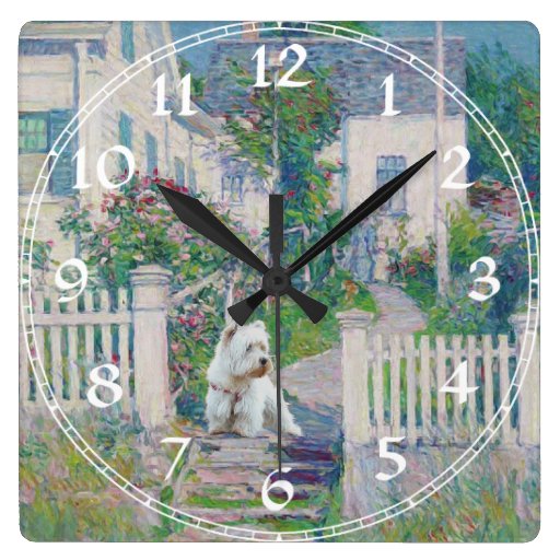 West Highland White Terrier Clock