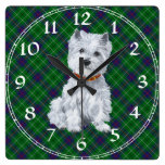 West Highland White Terrier Clock
