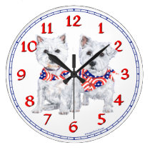 West Highland White Terrier Clock