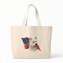 West Highland White Terrier Flag Bags