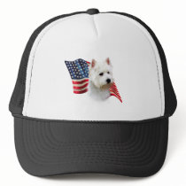 West Highland White Terrier Flag Hats