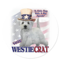 West Highland White Terrier Gifts stickers by DogsByDezign West Highland White Terrier Gifts stickers