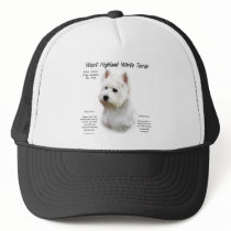 West Highland White Terrier History Design Mesh Hats