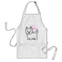 West Highland White Terrier Love apron