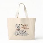 West Highland White Terrier Mom & Pups bags