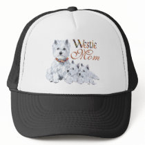 West Highland White Terrier Mom & Pups Trucker Hat