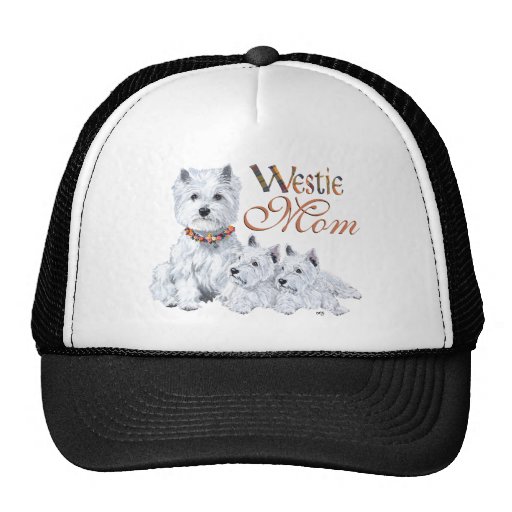 West Highland White Terrier Mom & Pups Trucker Hat
