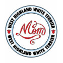 WEST HIGHLAND WHITE TERRIER mom t-shirts