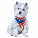 West Highland White Terrier Patriotic t-shirts